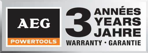 AEG 3 year warranty guarantee AEG 3 year warranty guarantee