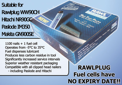 Rawlplug Nail Fuel Pack