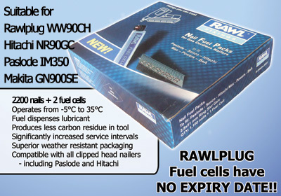Rawlplug Nail Fuel Pack Rawlplug Nail Fuel Pack