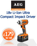 AEG BSS8CLI 18v Impact Driver 