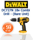DeWALT DC727N 18v Cordless Drill Body Only