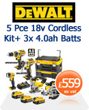 DeWALT Cordless Tool Kit