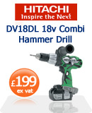 Hitachi DV18DL 18v Combi Hammer Drill