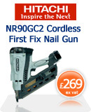 Hitachi NR90GC2 Cordless Gas Framing Nailer