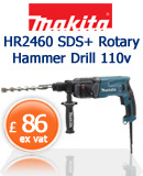 Makita HR2460 110v SDS Hammer Drill
