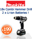 Makita BHP452rfwx Limited Edition Cordless Drill