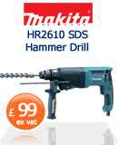 Makita HR2610 SDS Hammer Drill