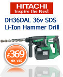 Hitachi 36 Volt SDS Hammer Drill