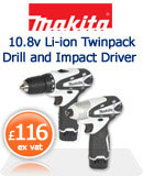Makita LCT204W Twinpack