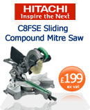 Hitachi C8FSE Compound Mitre Saw