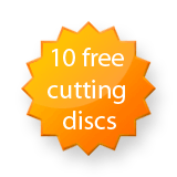 10 free metal cutting discs