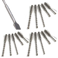 Free Chisel and 15x SDS Drill Bits Free Chisel and 15x SDS Drill Bits