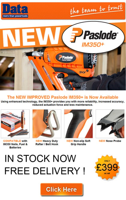 Paslode IM350+ Cordless Nail Gun