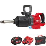 Milwaukee M18 ONEFHIWF1D-121C 18V Fuel One-Key D-Handled 1" Impact Wrench With 1x 12.0Ah Battery