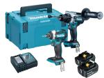 Makita DLX2412TJ 18V LXT Brushless Combi Drill & Impact Driver With 2x 5Ah Batteries