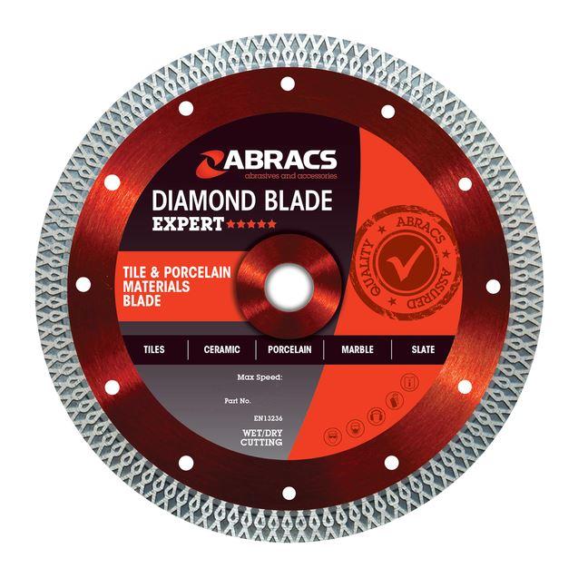Abracs EXPERT 250mm TCB Tile & Porcelain Cutting Diamond Blade Price Comparisons | Compare The Build