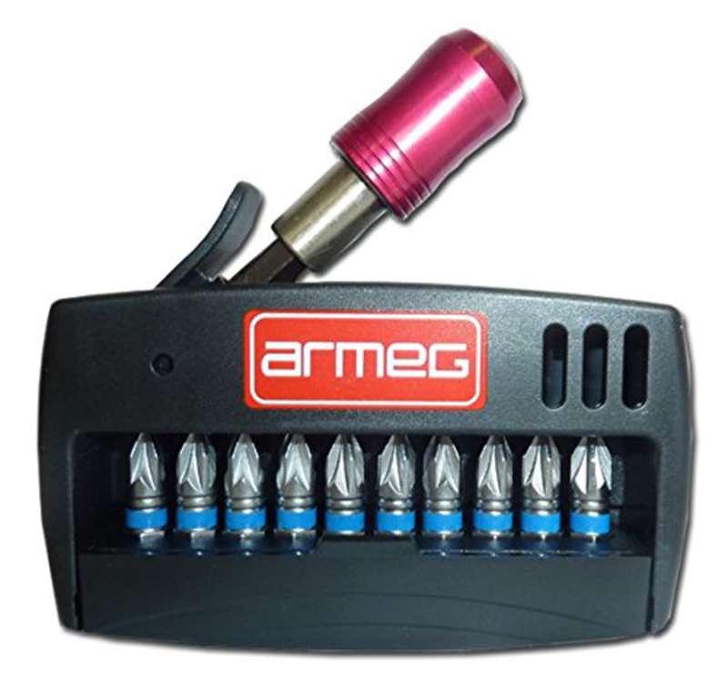 Armeg SDBSET11PZ2 PZ2 Screwdriver Bit Set (11-Piece) Price Comparisons | Compare The Build