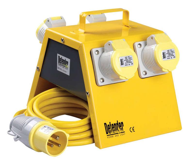 Defender 4 Way 16 Amp Splitter Box with cable & plug Price Comparisons | Compare The Build