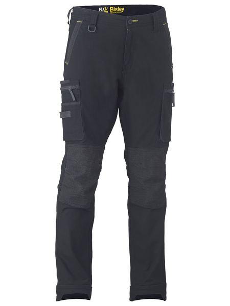 Bisley Flex & Move Stretch Utility Cargo Trousers Waist 32R 82 Black Price Comparisons | Compare The Build