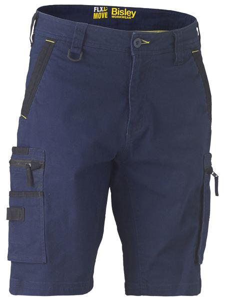 Bisley Flex & Move Stretch Utility Zip Cargo Short Waist 36 92 Navy Price Comparisons | Compare The Build