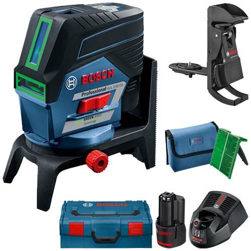 Bosch GCL2-50CG Green Laser with L-Boxx + 12v Battery Price Comparisons | Compare The Build