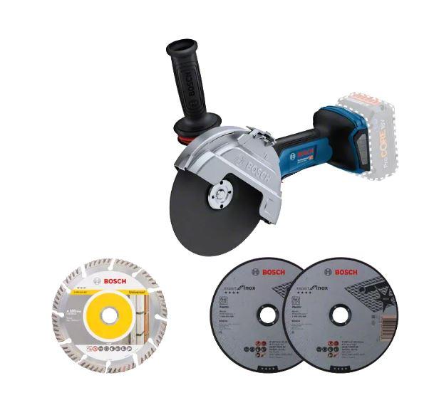 Bosch GWS 18 V-180 P 180mm 18V BITURBO Brushless Angle Grinder Body Only Price Comparisons | Compare The Build