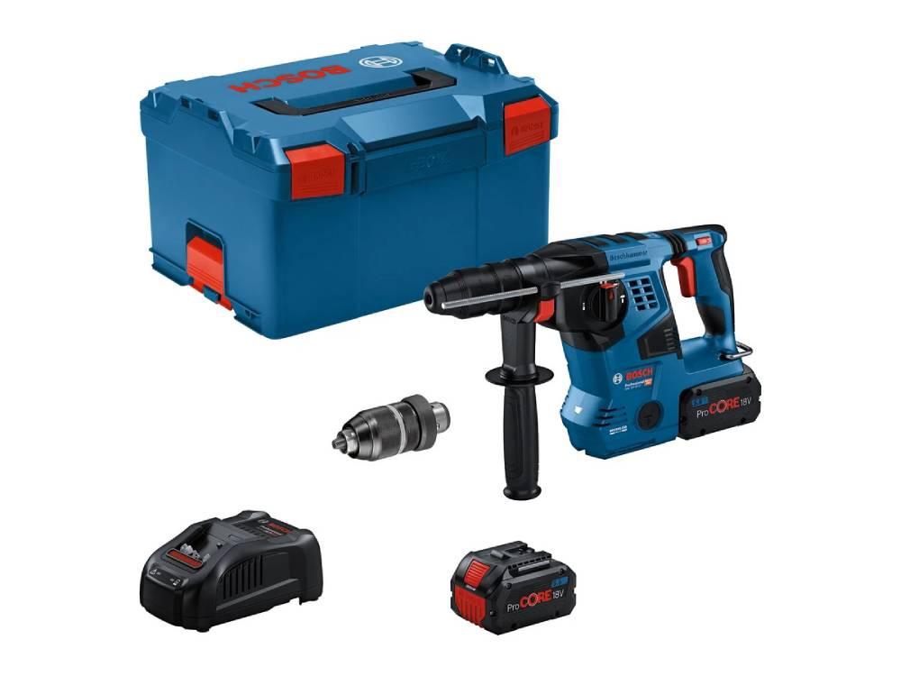 Bosch GBH 18V-28 CF SDS-Plus Rotary Hammer With 2 x 5.5Ah Batteries Price Comparisons | Compare The Build