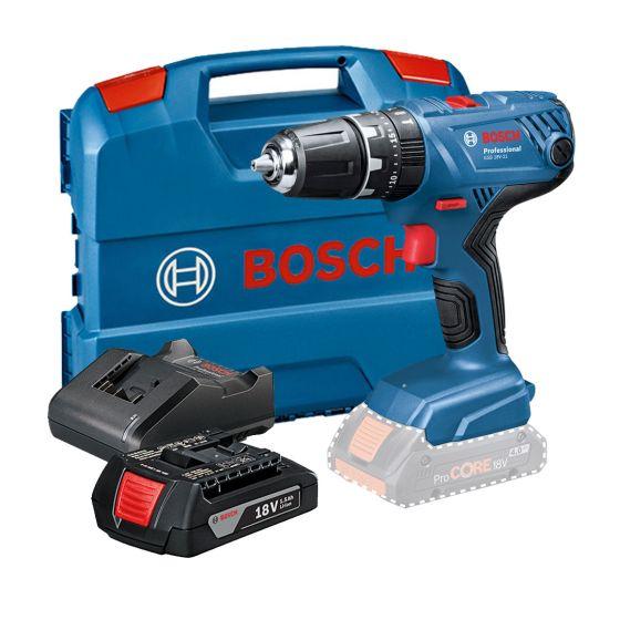 Bosch GSB 18V-21 Professional 18v Combi Drill With 2x 1.5Ah Batteries Price Comparisons | Compare The Build
