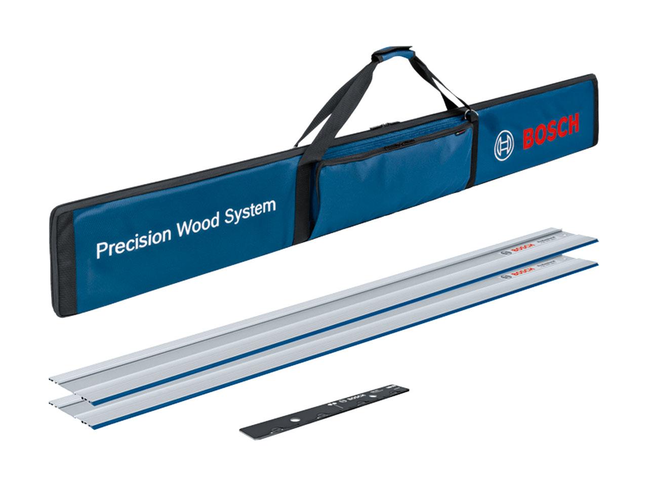 Bosch 0615990M8Z FSN 1400 Professional Plunge Saw Guide Rail Kit 2x 1400mm & Bag Price Comparisons | Compare The Build