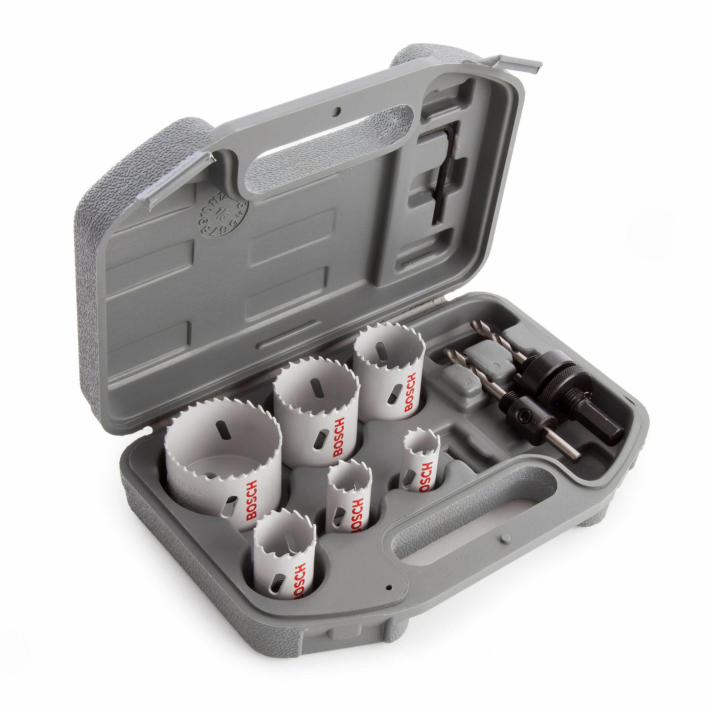 Bosch 9 Piece Plumbers Holesaw Set 2608580803 Price Comparisons | Compare The Build
