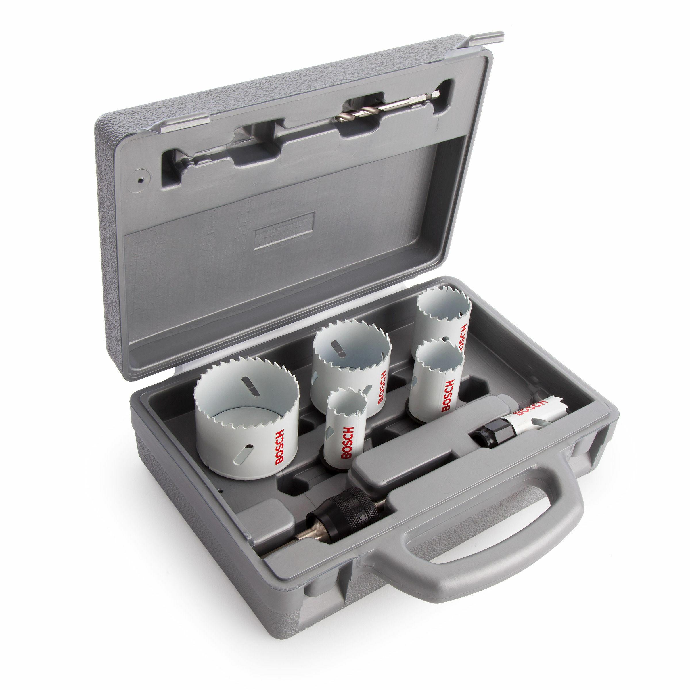 Bosch Progressor 9 Piece Holesaw Kit 2608584670 Price Comparisons | Compare The Build