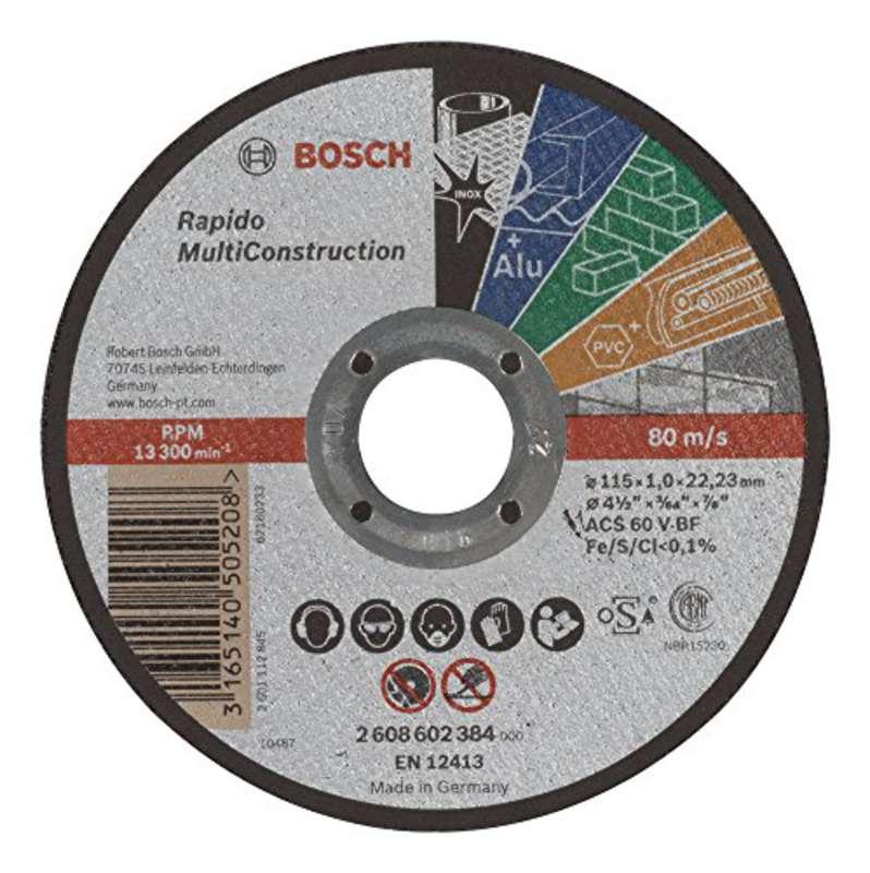 Bosch 2608602384 Rapido Multi-Construction Straight Cutting Disc Price Comparisons | Compare The Build