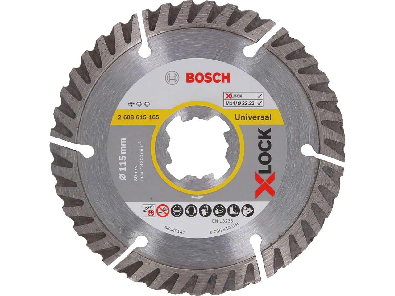 Bosch Diamond Disc XLOCK Std Universal 115mm x 22,23mm Blade Price Comparisons | Compare The Build
