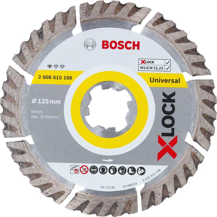 Bosch 2608615166 125 x 22.23 x 1.6 x 10mm X-LOCK General Purpose Diamond Blade Price Comparisons | Compare The Build