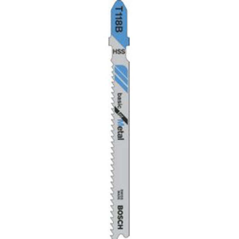 Bosch T118B Jigsaw Blade pk 5 basic for metal Price Comparisons | Compare The Build