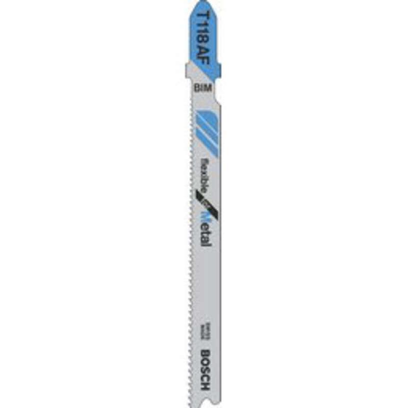 Bosch T118AF Jigsaw Blade pk 5 flexible for metal Price Comparisons | Compare The Build