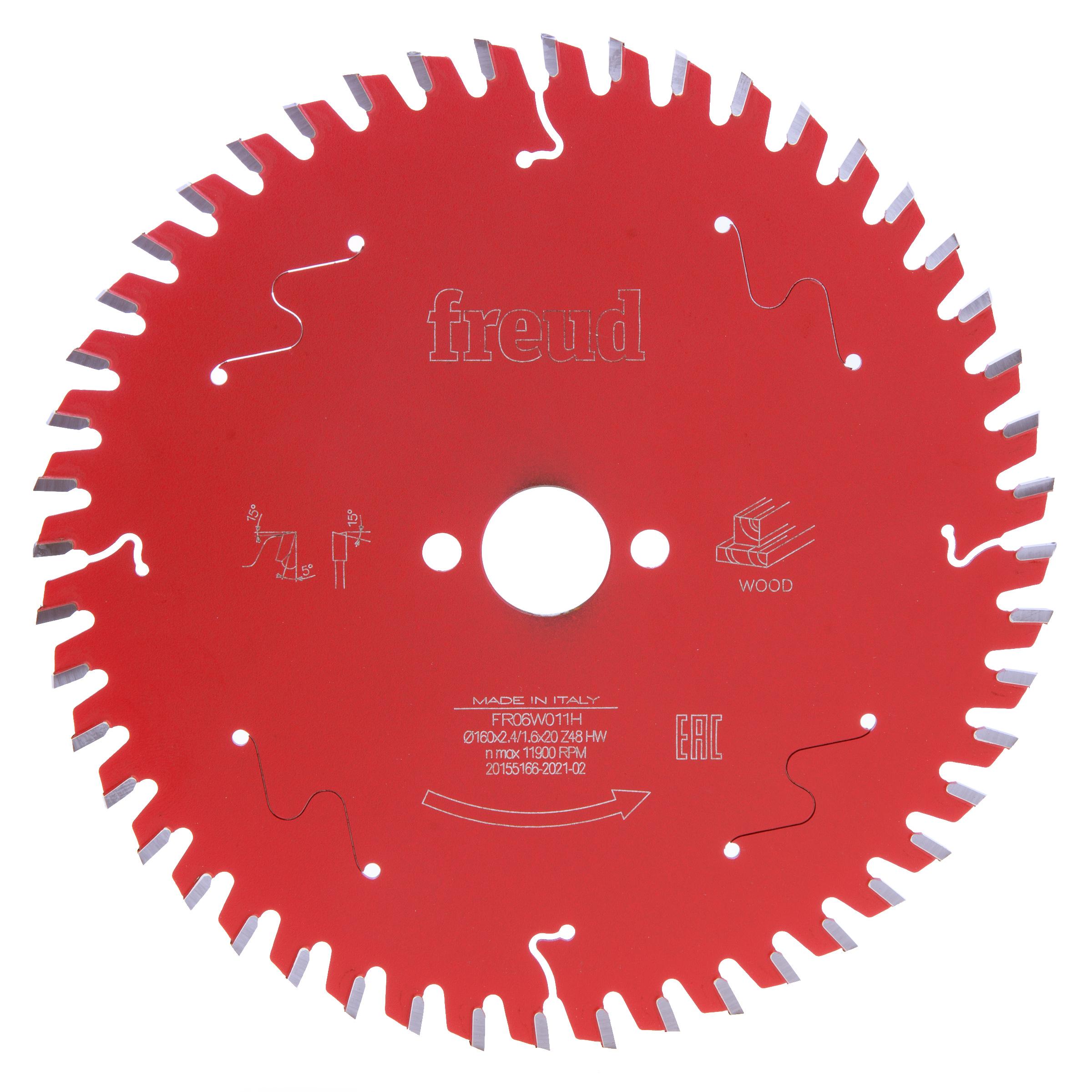 Freud F03FS09683 Circular Saw Blade for Wood 160 x 20mm x 48T Price Comparisons | Compare The Build
