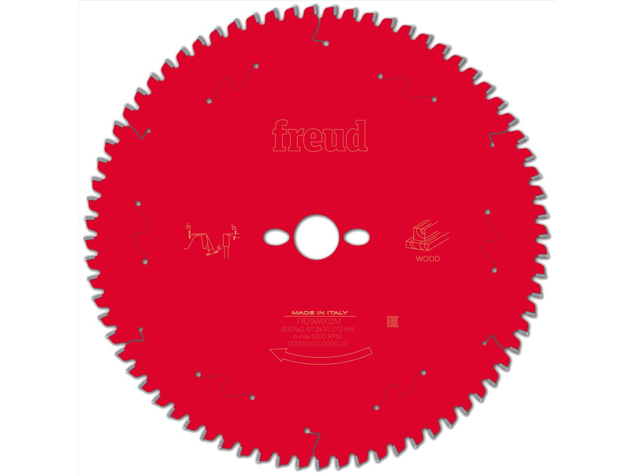 Freud F03FS09763 305mm x 30mm x 72T Wood Mitre Saw Blade Price Comparisons | Compare The Build