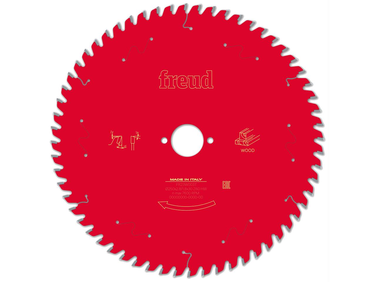 Freud F03FS09776 250mm x 30mm x 60T Wood Table Saw Blade Price Comparisons | Compare The Build