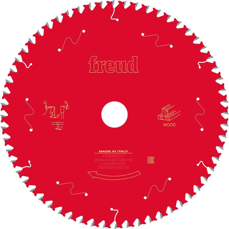 Freud F03FS09782 260mm x 30mm x 60T Wood Table Saw Blade Price Comparisons | Compare The Build