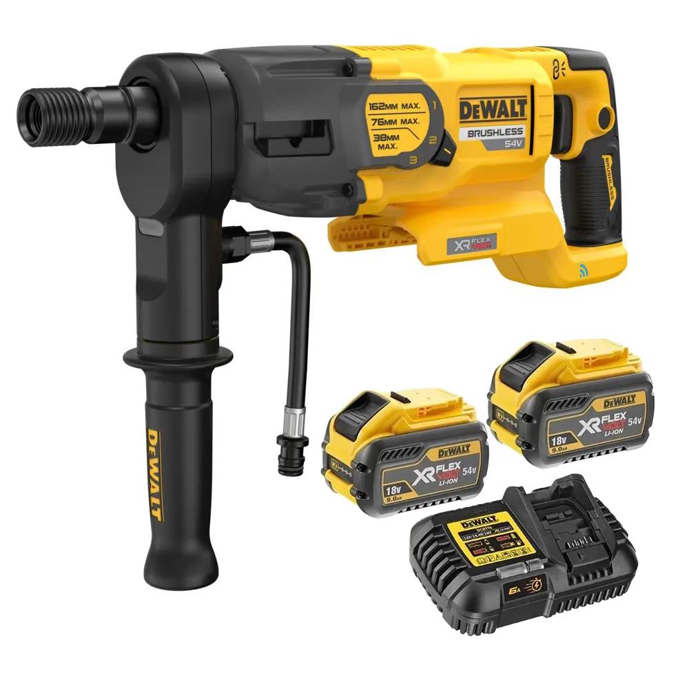 DeWALT DCD150X2-GB 54V XR FLEXVOLT Brushless Diamond Drill With 2 x 9Ah Batteries Price Comparisons | Compare The Build
