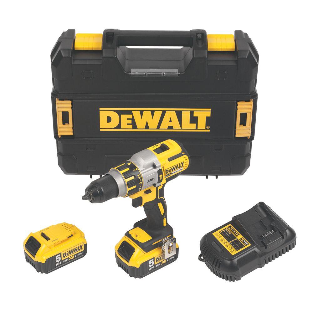 DeWALT DCD995P2-GB 18V Premium Hammer Drill Driver 2 x 5.0Ah XR Price Comparisons | Compare The Build