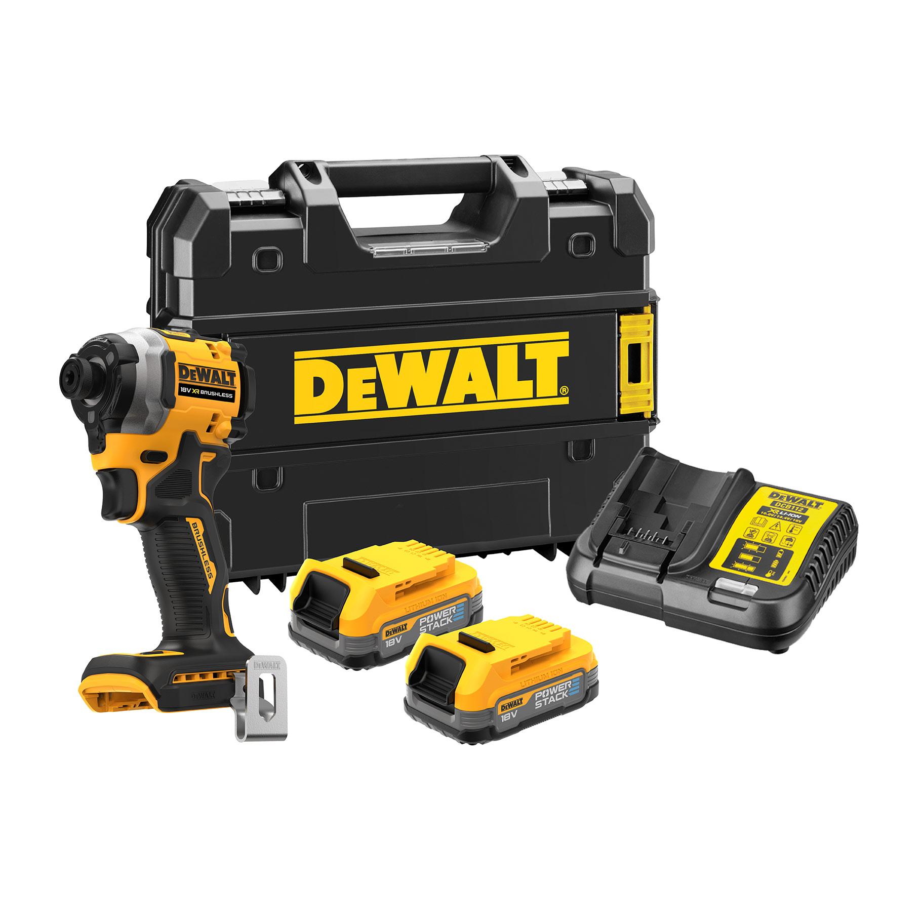 DeWALT DCF850E2T-GB 18V XR Brushless Ultra Compact Impact Driver With 2x Powerstack Batteries Price Comparisons | Compare The Build