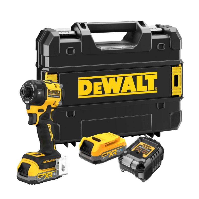 DeWALT DCF870E2T-GB 18V XR Brushless Hyrdralic Impact Driver With 2x 1.7Ah Powerstack Batteries Price Comparisons | Compare The Build