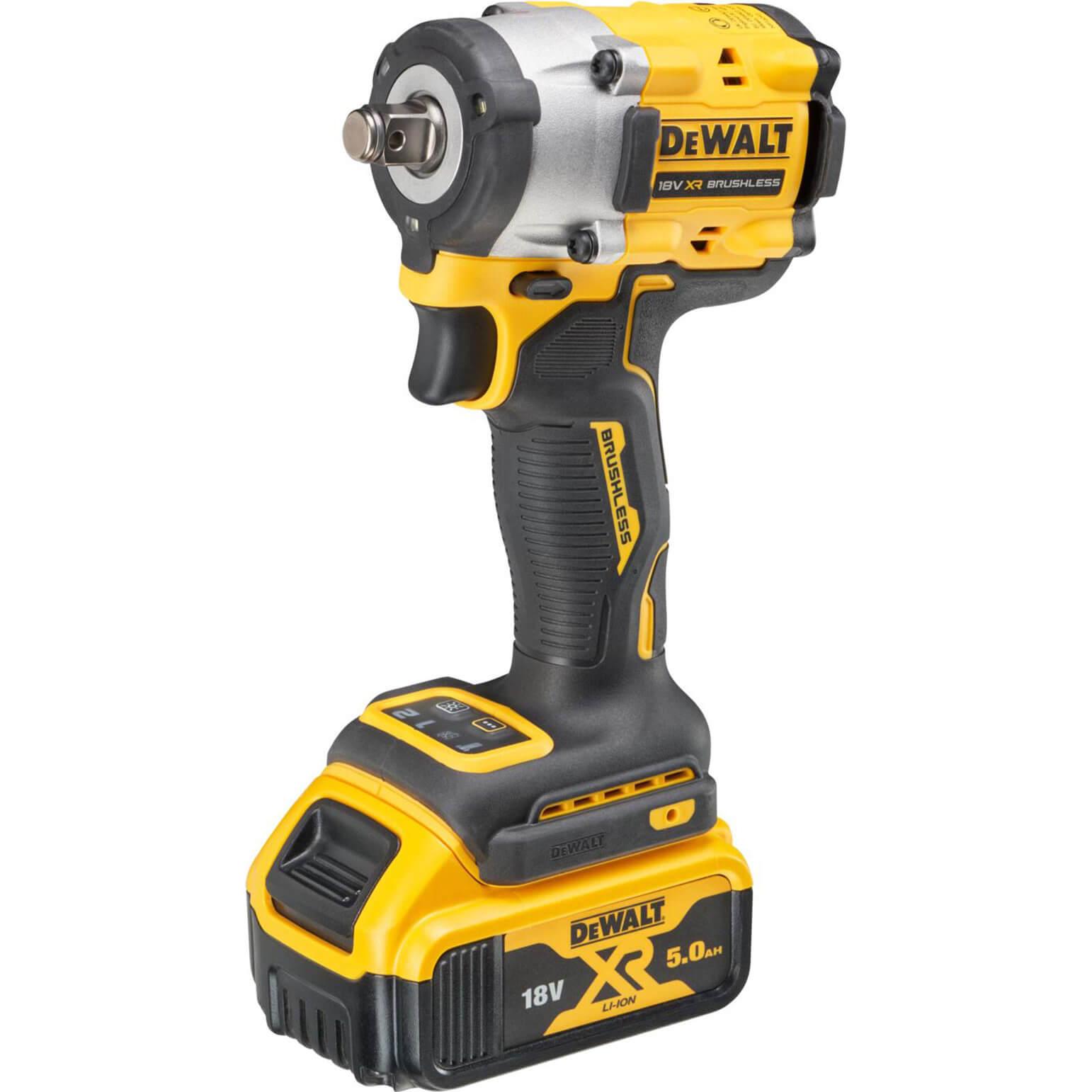 DeWALT DCF921P2T-GB 18V XR Brushless 1/2" Hog Ring Compact Impact Wrench With 2x 5.0Ah Batteries Price Comparisons | Compare The Build