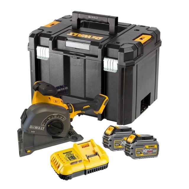 DeWALT DCG200T2-GB 54V XR FLEXVOLT Wall Chaser - 2x 6Ah Batteries Price Comparisons | Compare The Build