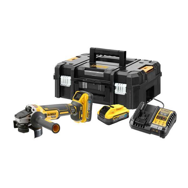 Dewalt DCG409H2T 18V XR 125mm Brushless Angle Grinder With 2 x 5.0Ah Powerstack Batteries Price Comparisons | Compare The Build