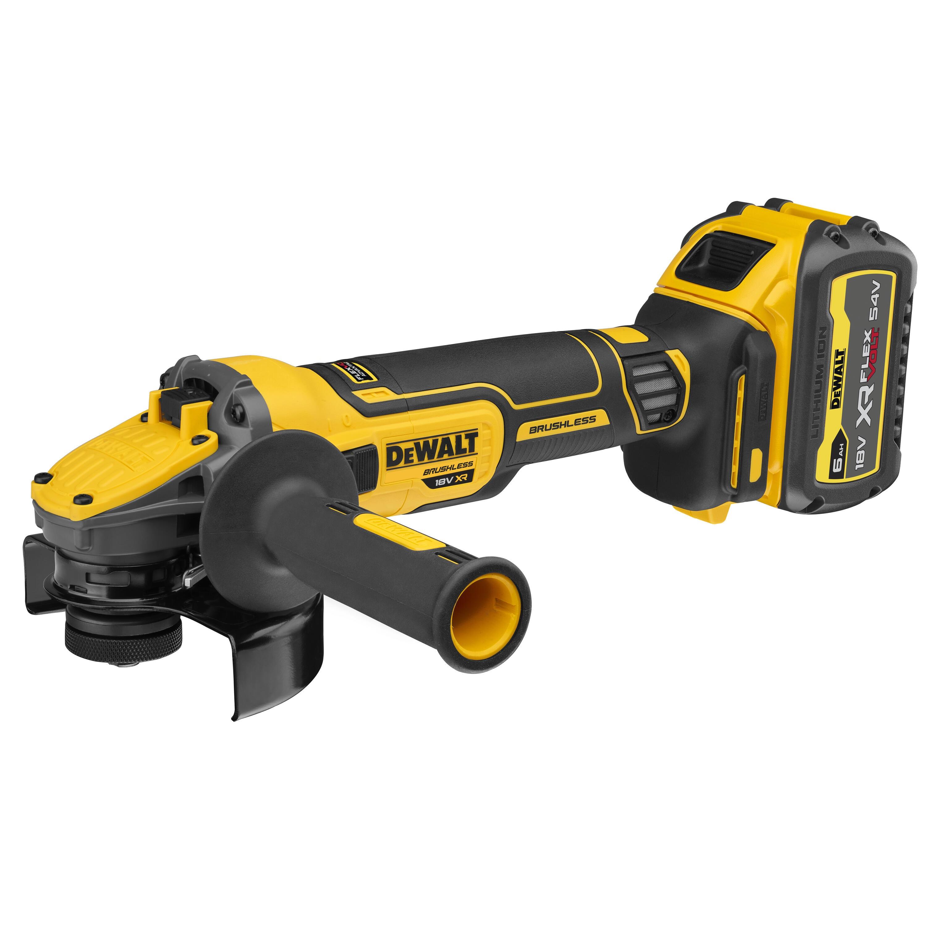 DeWalt DCG409T1-GB 18v XR High Power 125mm Grinder With Flexvolt Advantage 1 x 6Ah Battery Price Comparisons | Compare The Build