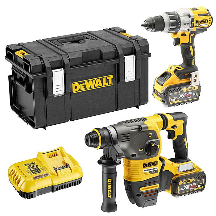 DeWALT DCK2033X2 FLEXVOLT Twin Pack DCH333 DCD996 2x9.0ah Batts Price Comparisons | Compare The Build