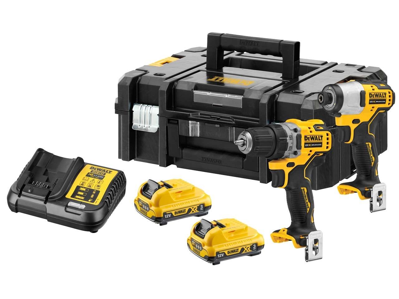 DeWALT DCK2110L2T 12V XR Brushless Twin Pack With 2 x 3Ah Batteries Price Comparisons | Compare The Build